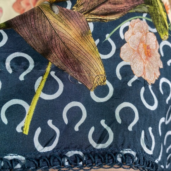 Johnny Was Abina Blouse Silk Floral Ling Sleeve 2X - Picture 14 of 14